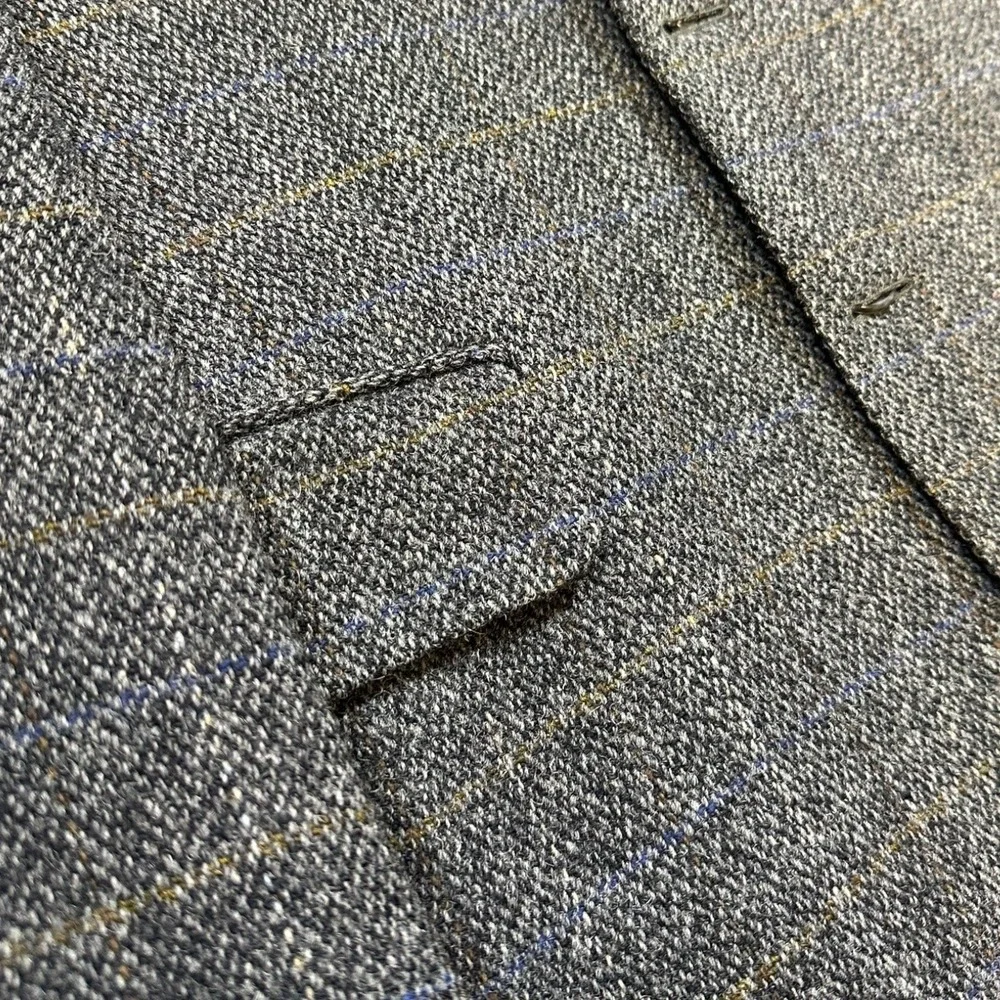 Prestige‎ Harris Tweed Mens Sport Coat Blazer 42R Wool Tweed Vintage Prestige